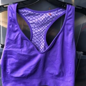 Cascade sports Women's Purple Sport Bra Size Large